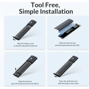 Orico PWM2 Blue M.2 NVMe USB-C