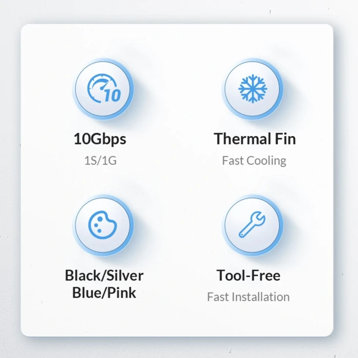 Orico PWM2 Black M.2 NVMe USB-C