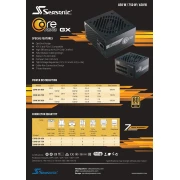 Seasonic CORE GX ATX 3 2024 Gold 750W