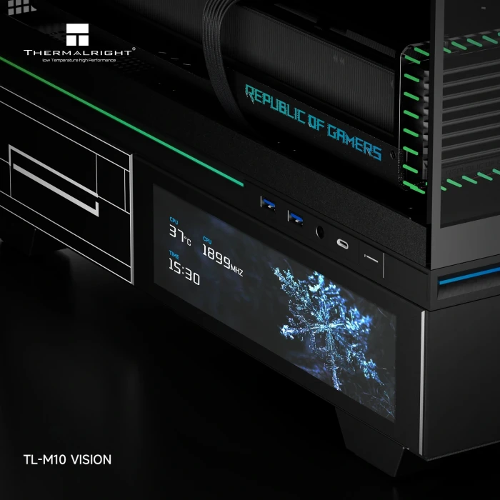 Thermalright TL-M10 Vision + Fans Black