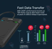 Unitek Y-3036A кутия за диск 2.5" USB-C