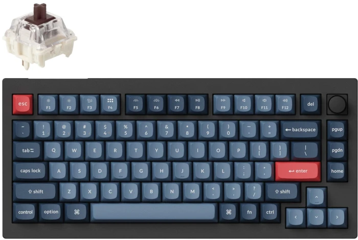 Keychron V1 MAX QMK - Tactile Brown