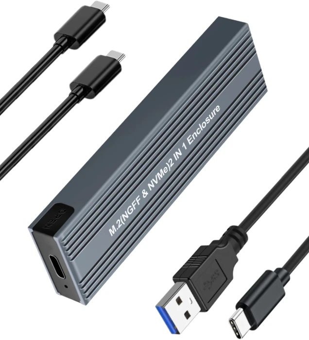 VCom 10Gbps USB3.1 M.2 NVMe & SATA