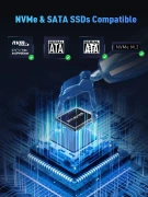 VCom 10Gbps USB3.1 M.2 NVMe & SATA