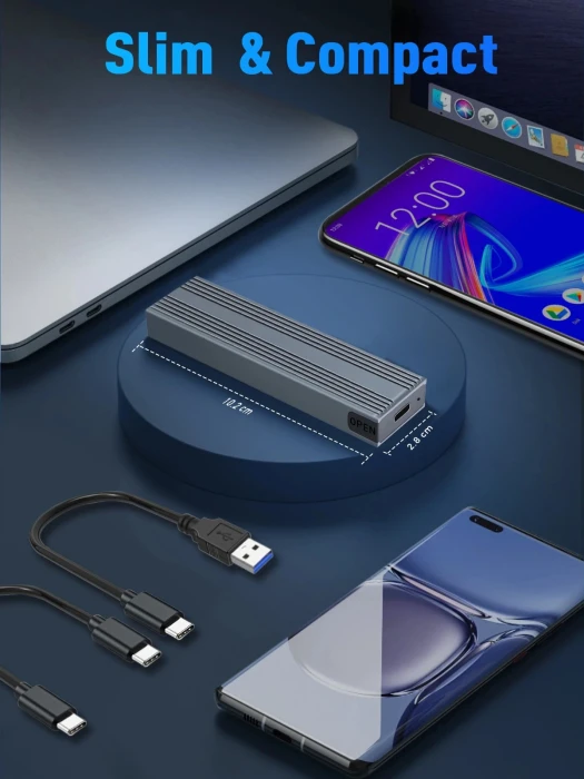 VCom 10Gbps USB3.1 M.2 NVMe & SATA