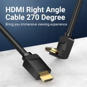 Vention AAQBG HDMI 2.0 ъглов 4K - 1.5m