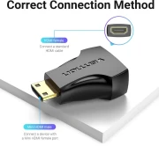 Vention Адаптер mini HDMI > HDMI 4K