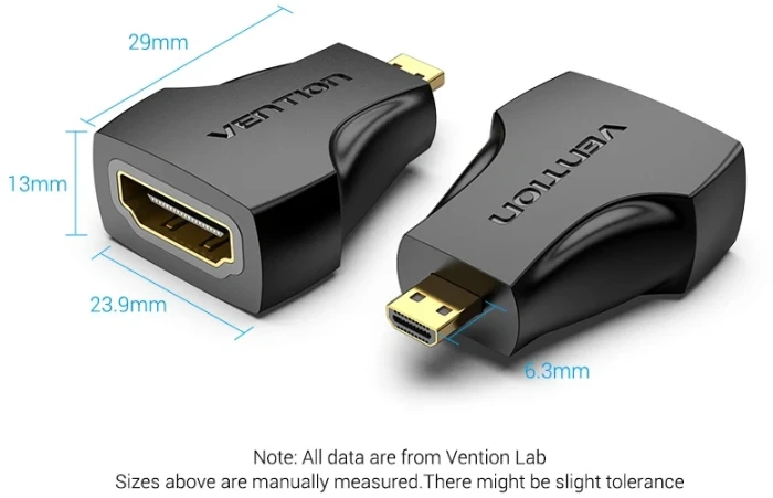 Vention Адаптер micro HDMI > HDMI 4K
