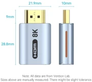 Vention AIVH0 HDMI 2.1 8К