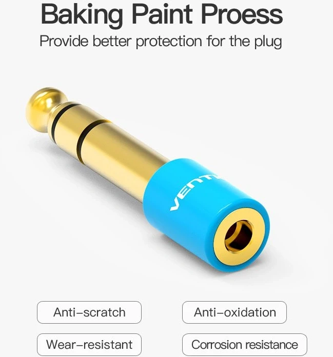 Vention аудио TRS 3.5mm > 6.35mm