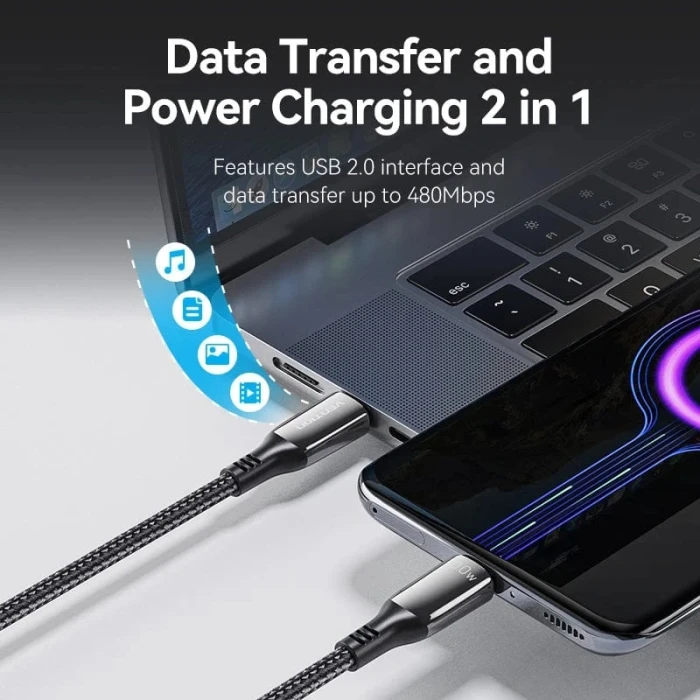 Vention USB-C 2.0 100W -2.0m