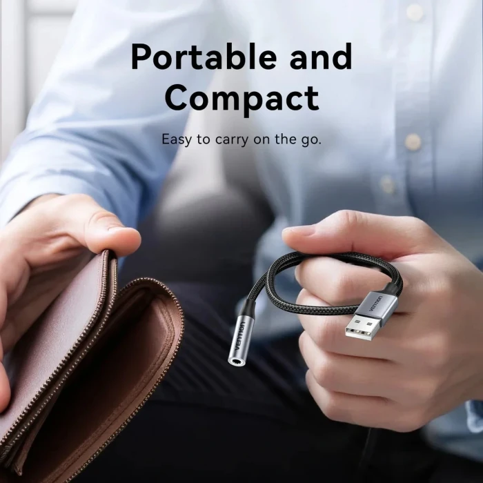 Vention звукова карта USB > 3.5mm 4-pin