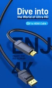 Vention DisplayPort > HDMI 4K - 1.5m