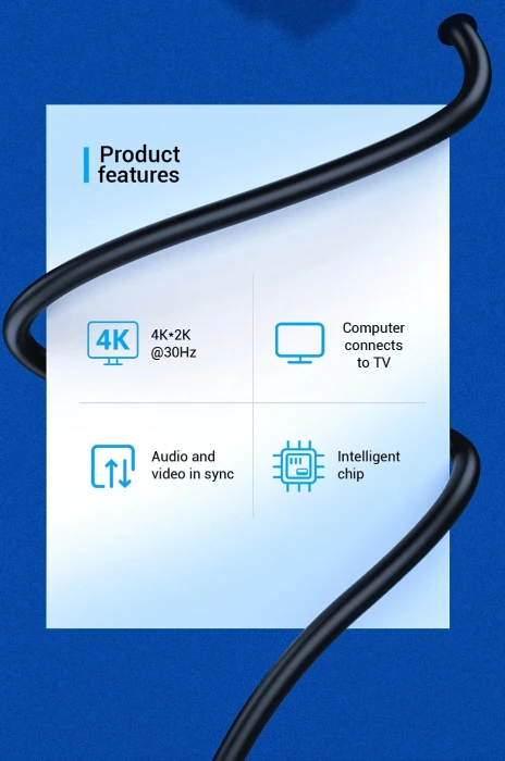 Vention DisplayPort > HDMI 4K - 1.5m
