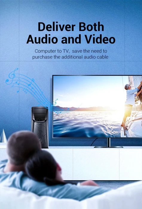 Vention DisplayPort > HDMI 4K - 1.5m