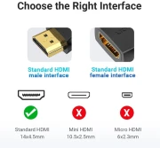 Vention AIQB0 ъглов вертиаклен HDMI