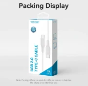 Vention USB-C 2.0 White - 1m