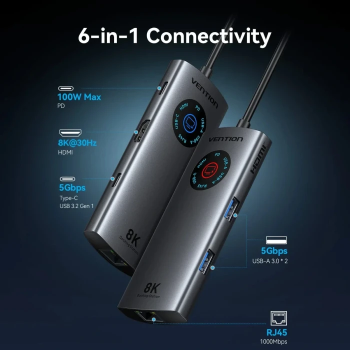 Vention TQZHB 6in1 USB-C