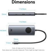 Vention TQZHB 6in1 USB-C