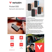Verbatim Pocket SSD 1TB Grey