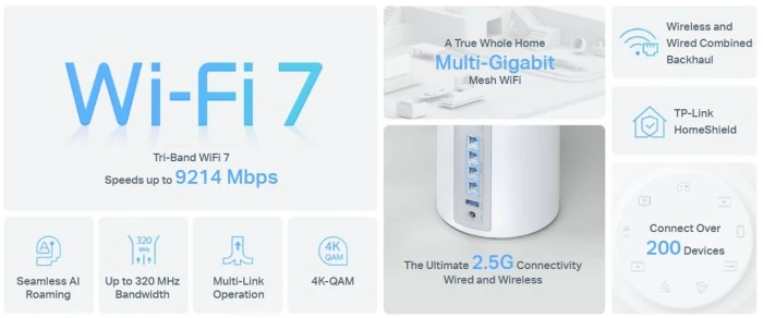 TP-Link Deco BE65 BE9300 (3-pack)