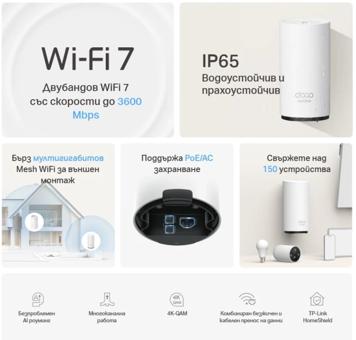 TP-Link Deco BE25-Outdoor BE3600 (1-Pack)