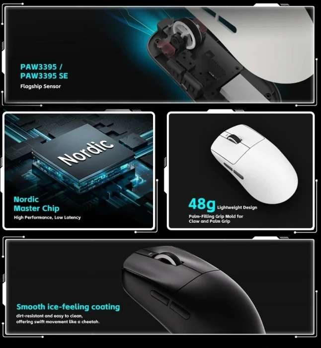 VXE Dragonfly R1 SE+ Wireless White