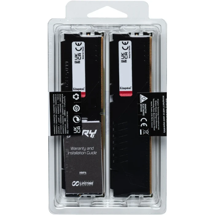 32GB (2x16) DDR5-6000 CL36 Kingston FURY Beast Black