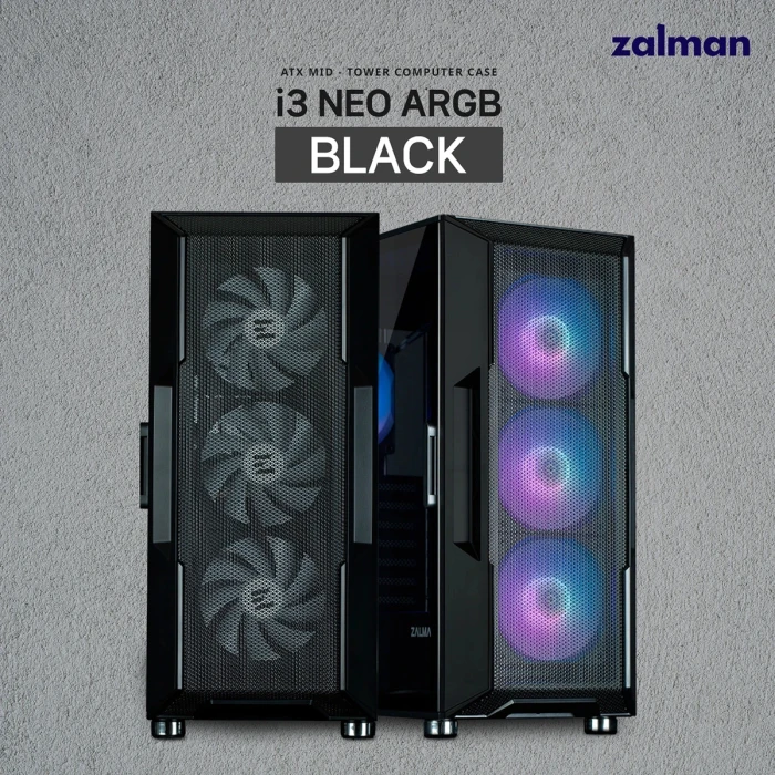 Zalman i3 NEO Mesh ARGB Black