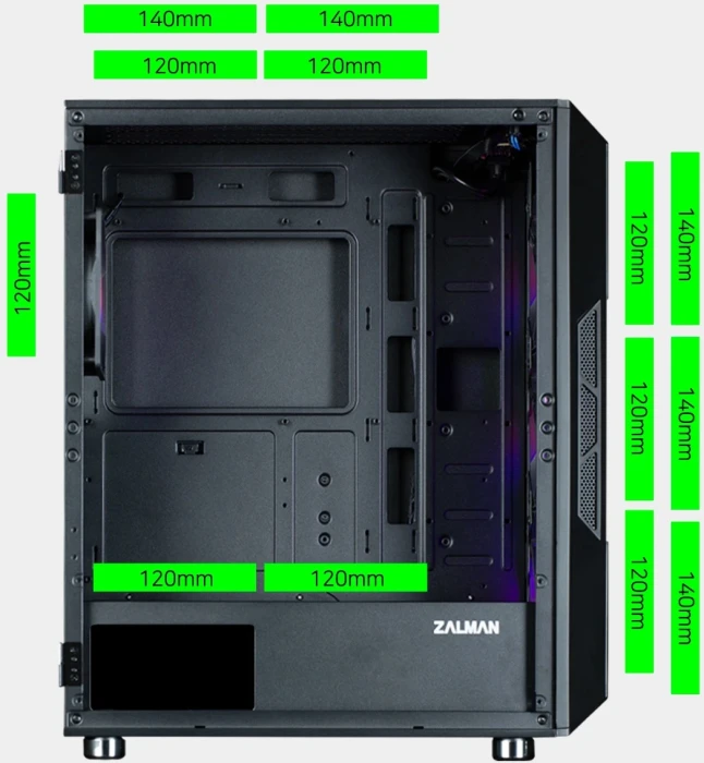 Zalman i3 NEO Mesh ARGB Black