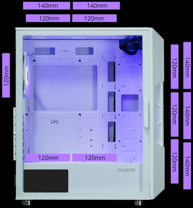 Zalman i3 NEO Mesh ARGB White