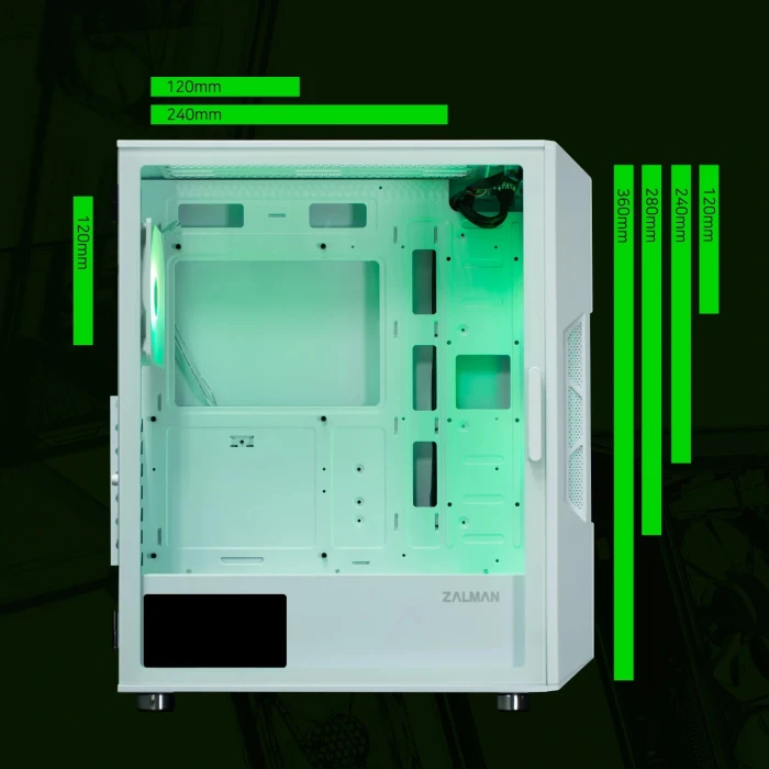Zalman i3 NEO Mesh ARGB White