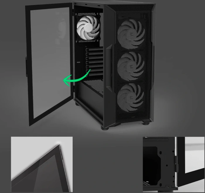 Zalman I3 NEO V2 Fixed RGB - Black