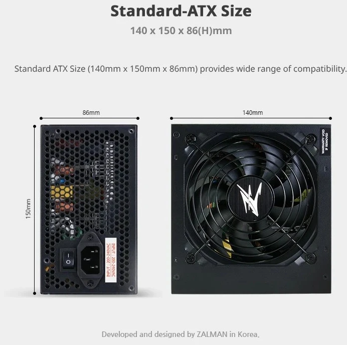 Zalman ZM800-TXII MegaMax 80+ 800W