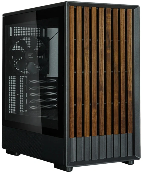 Zalman P10 NAMU Wood - BLACK