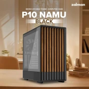 Zalman P10 NAMU Wood - BLACK