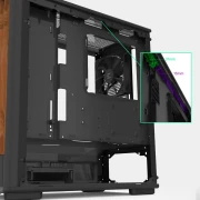 Zalman P10 NAMU Wood - BLACK