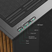 Zalman P10 NAMU Wood - BLACK