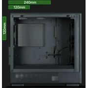 Zalman P10 NAMU Wood - BLACK