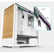 Zalman P10 NAMU Wood - WHITE