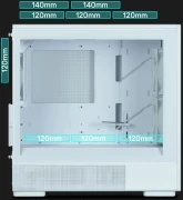 Zalman P10 NAMU Wood - WHITE