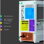 Zalman P10 NAMU Wood - WHITE