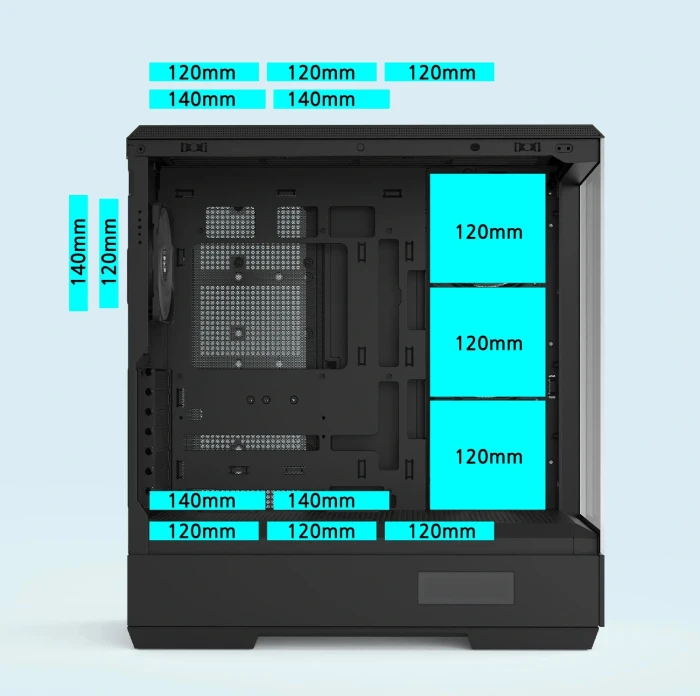 Zalman P50 DS - Black