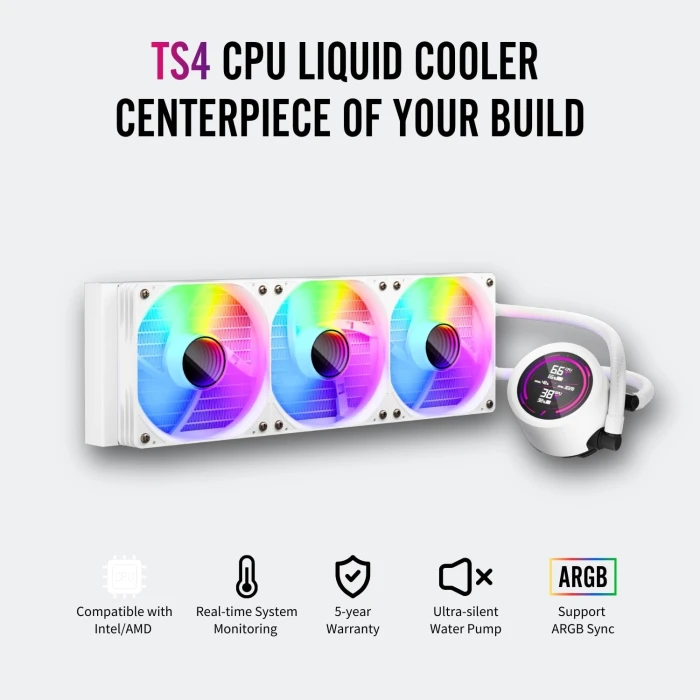 1stPlayer Thunderstorm TS4 360 White