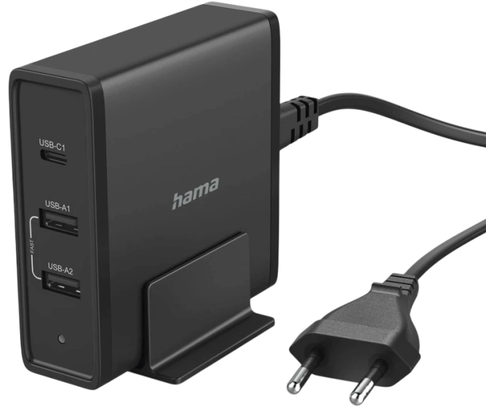 HAMA 2 x USB-A + USB-C станция - 65W