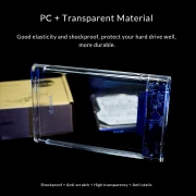 Orico 2.5 inch 10Gbps Type-C Transparent