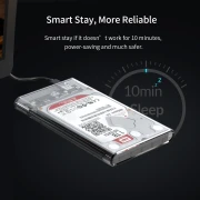 Orico 2.5 inch 10Gbps Type-C Transparent