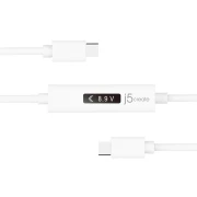 Кабел за зареждане j5create JUCP14 Измервател на мощност USB-C