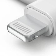 HAMA Адаптер Lightning - 3,5 mm жак, Aux адаптер, 90°, бял