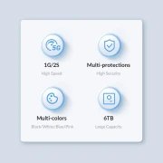 Orico кутия за диск  - 2.5 inch USB3.0 BLUE - 25PW1-U3-BL